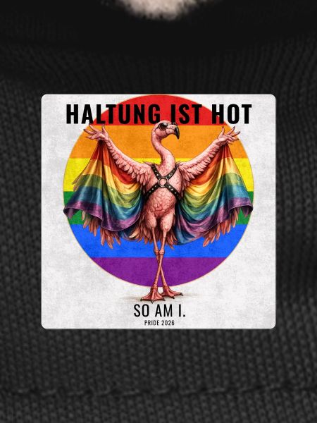 LGBTQ Pride Flamingo Rainbow Design