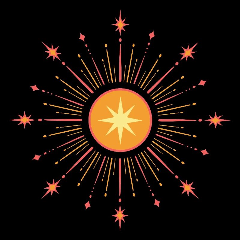Étoile du solstice d’été – Symbole du soleil de Litha