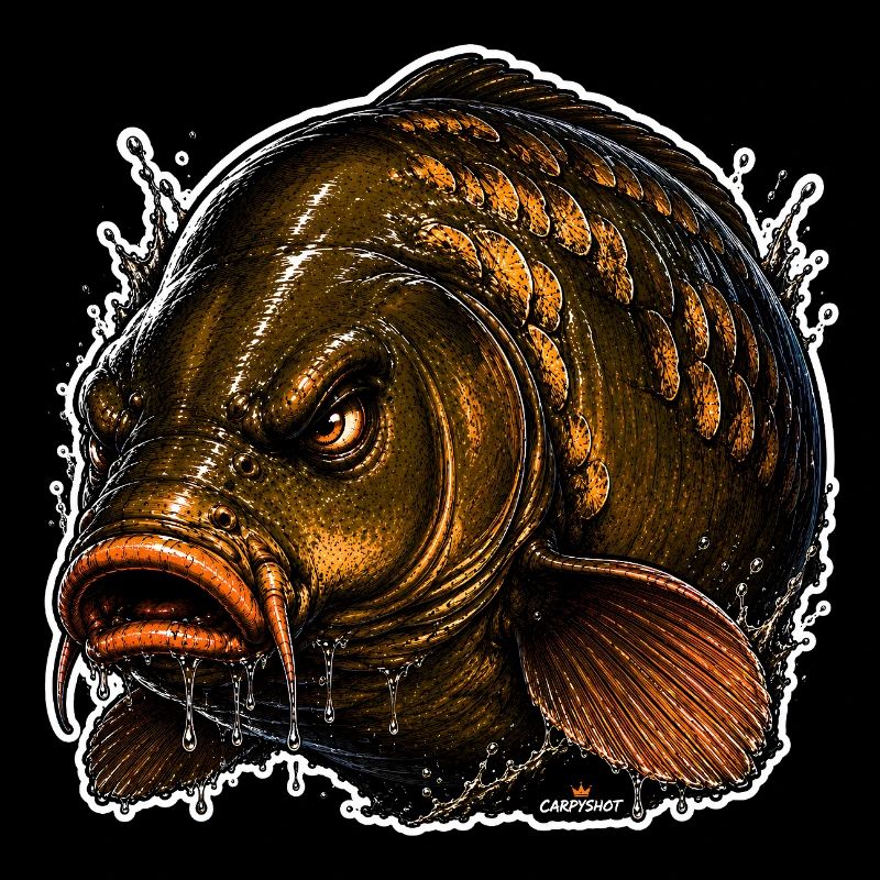 Pêche à la carpe miroir