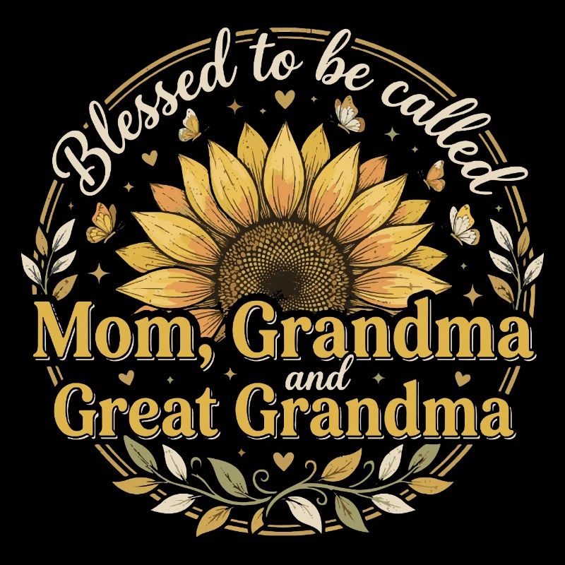 Urgroßmutter-Oma Sonnenblumen-Geschenk