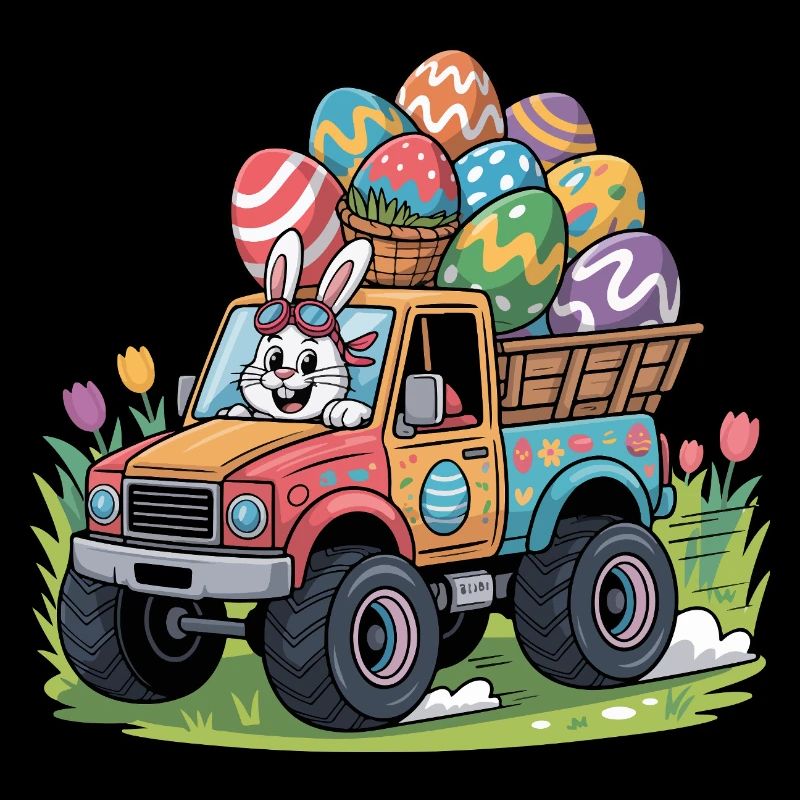 Happy Easter Sweet Easter Bunny Egg Hunt Easter Eggs