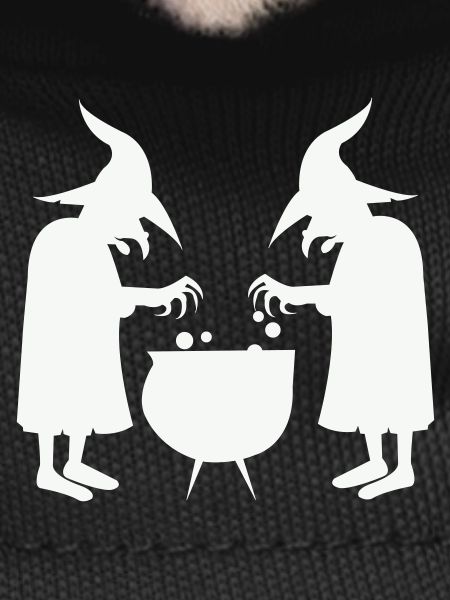 Witches stirring magic potions
