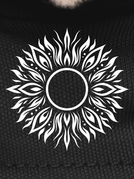 Midsummer Sun – Tribal Boho Symbol