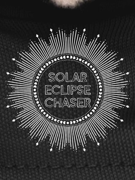 Solar eclipse chaser white