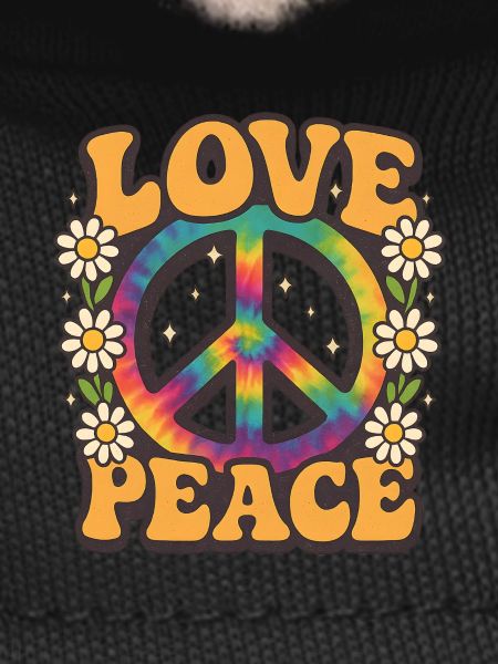 Love Peace 70s Retro