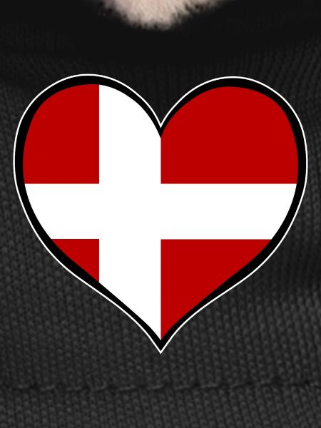 Denmark Heart Flag