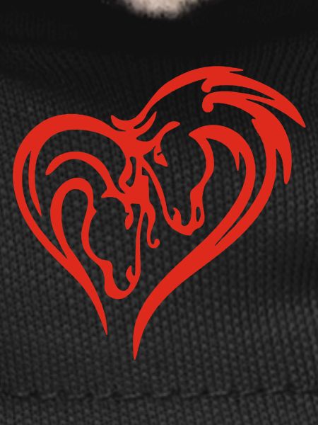 Horse Heart (Red)