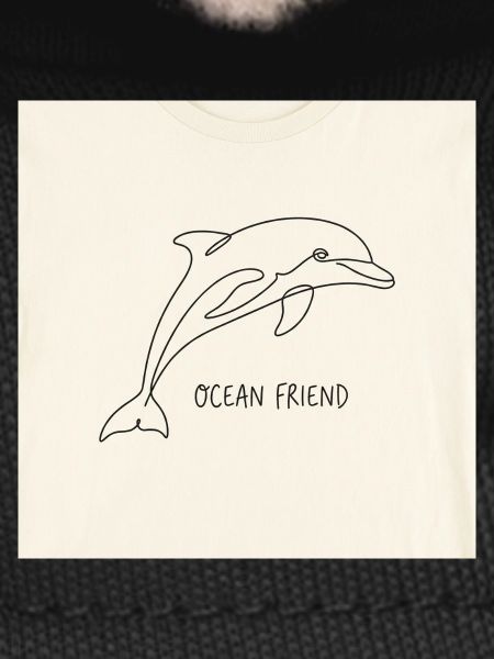 Dolphin Line Art: Ocean Friend