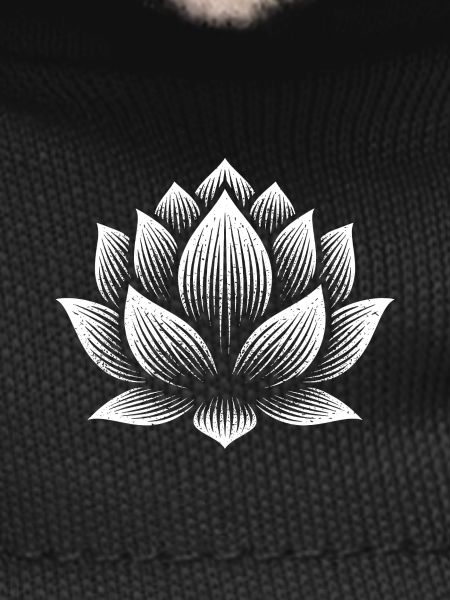 Imprimé Silhouette Lotus