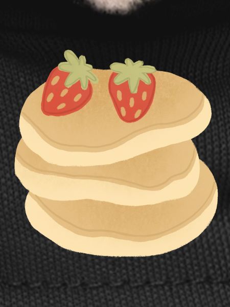 Strawberry Pancake Stack