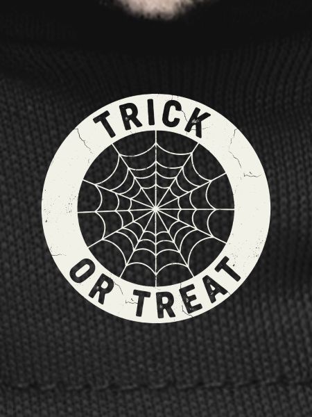 Süßes-oder-Saures-Spinnennetz-Halloween