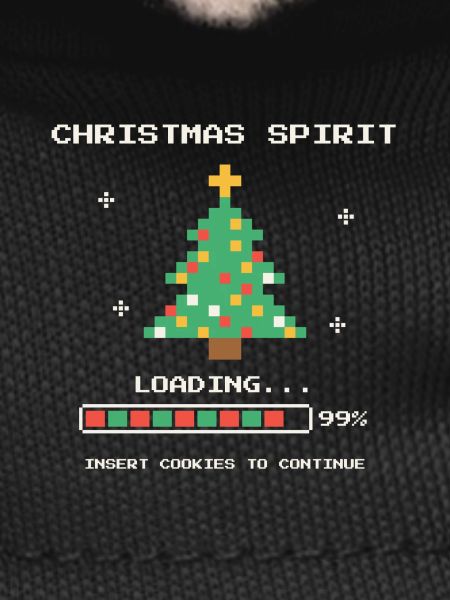 Pixel Weihnachtsgeist lädt