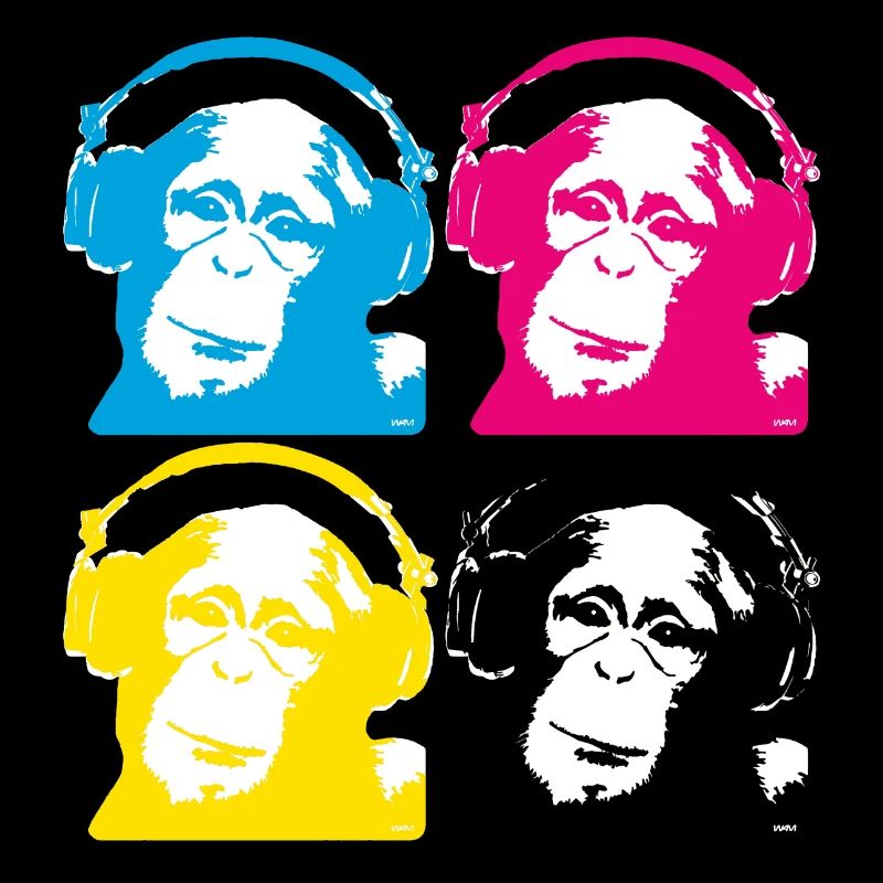 4 dj monkeys