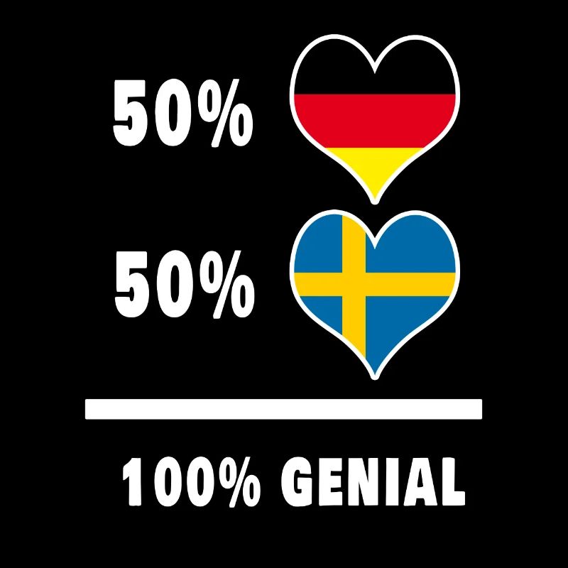 Allemagne et Suède Génial / cadeau drapeau