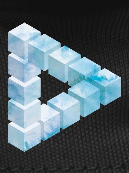 Eisblock Muster Design
