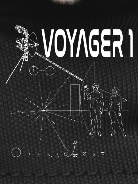 Voyager 1 space probe white
