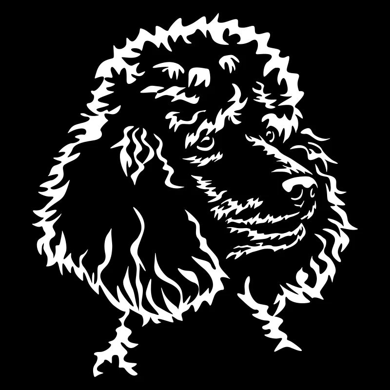 Poodle head "Black Edition"