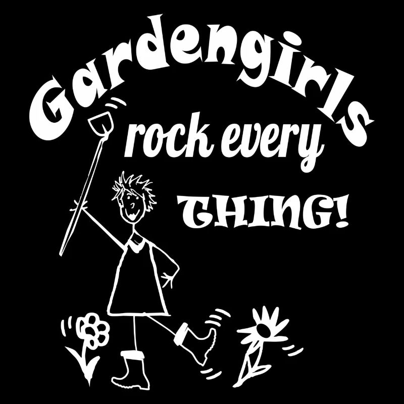 Garten Frau witzig Gartenarbeit