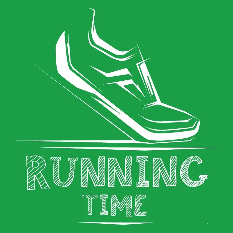 Icône de temps de course Icône d’illustration de chaussure de coureur