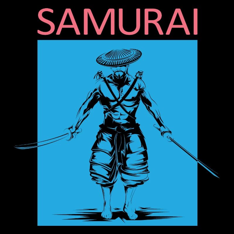 Samurai Symbol Logo icon Illustration Graphic