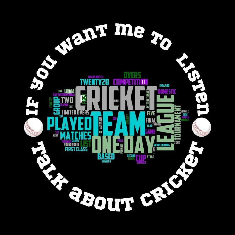Cricket Team Word Cloud OneDay Layout