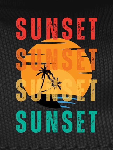 Sunset Palm Gradient