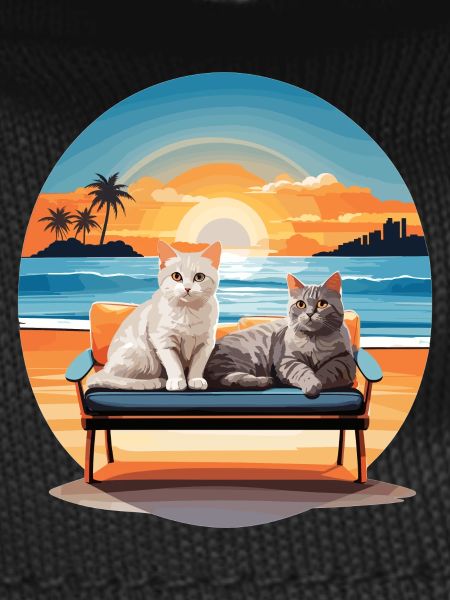 Cats on the sofa