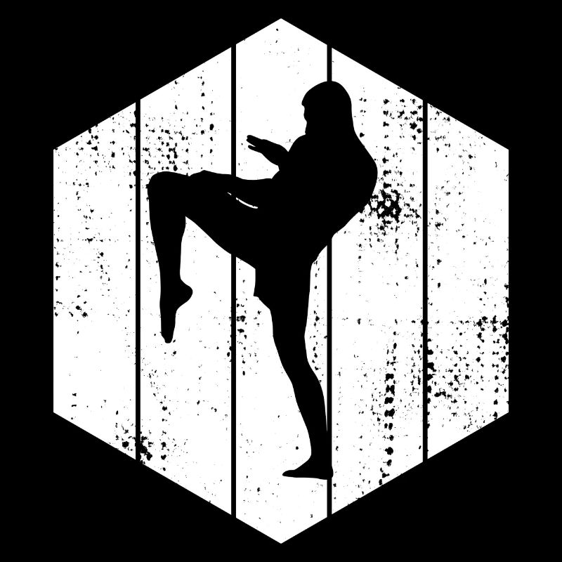Dessin de kickboxeur