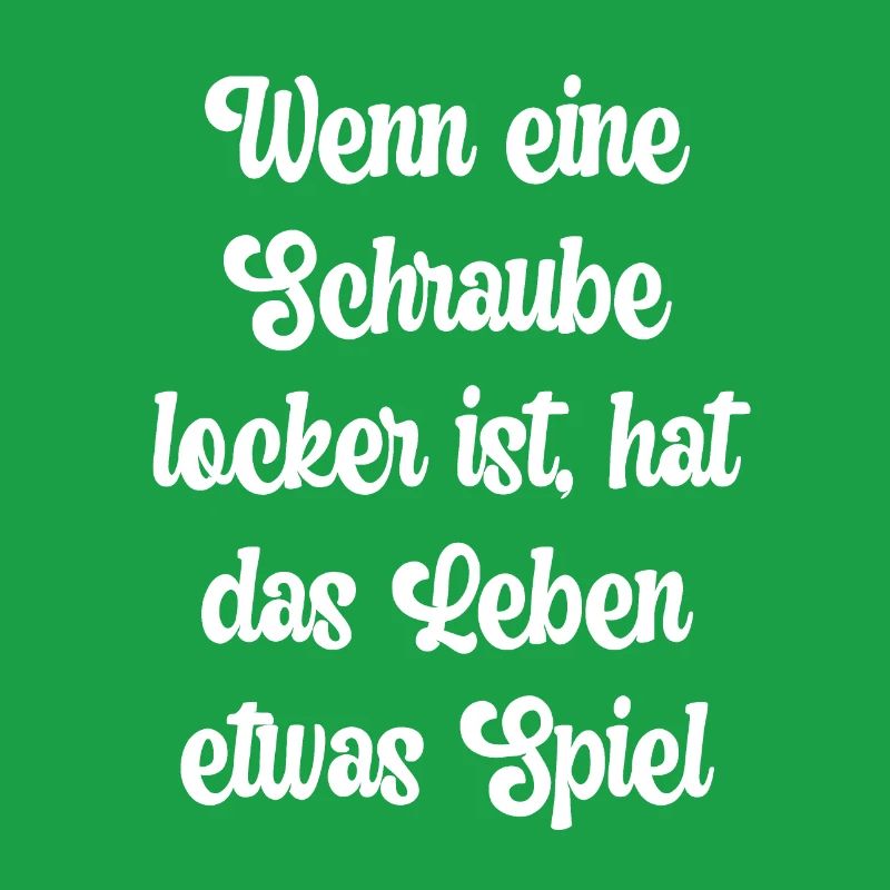 Wenn eine Schraube locker ist, hat das Leben...