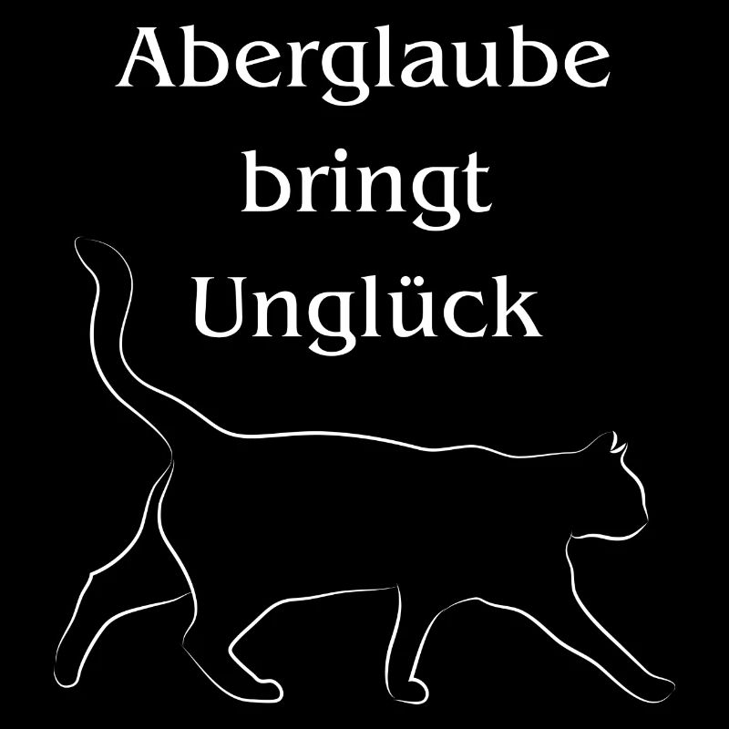 Aberglaube bringt Unglück/Schwarze Katze