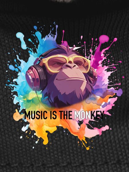 Music is the monkey pun