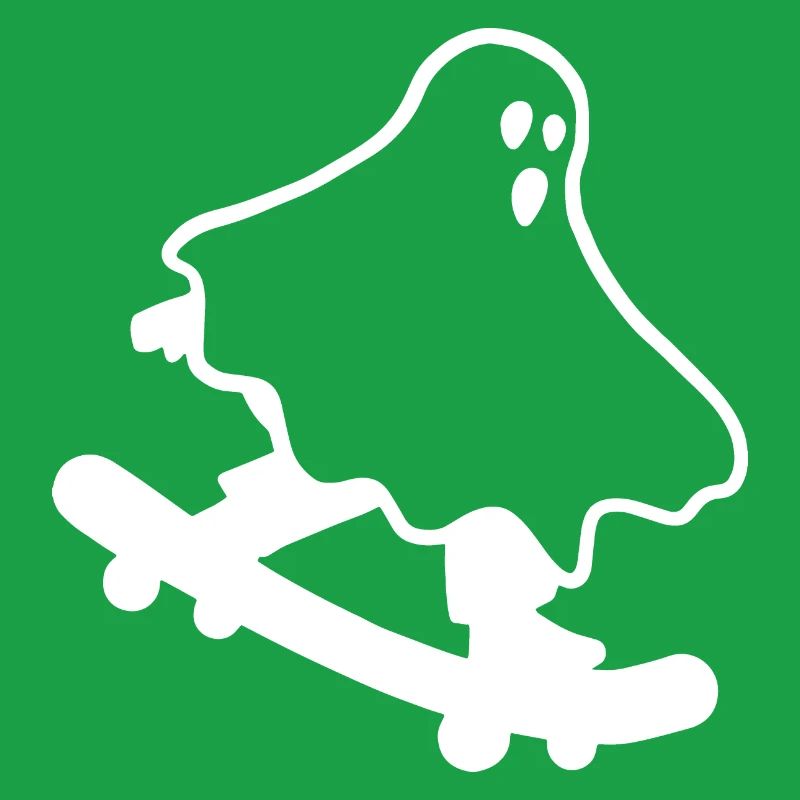 Skateboarding Geist Halloween