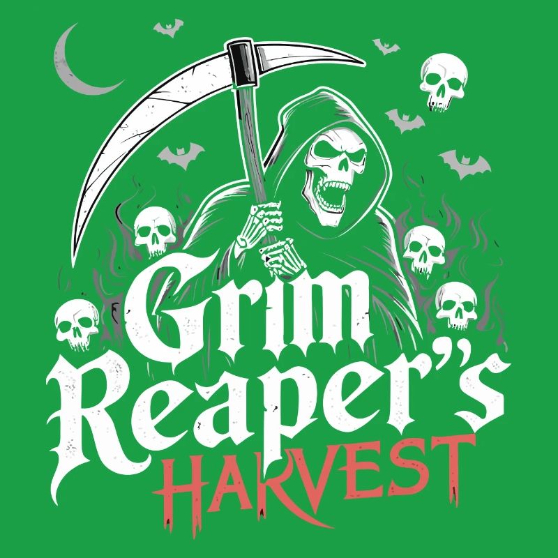 Düsterer Erntesensenmann