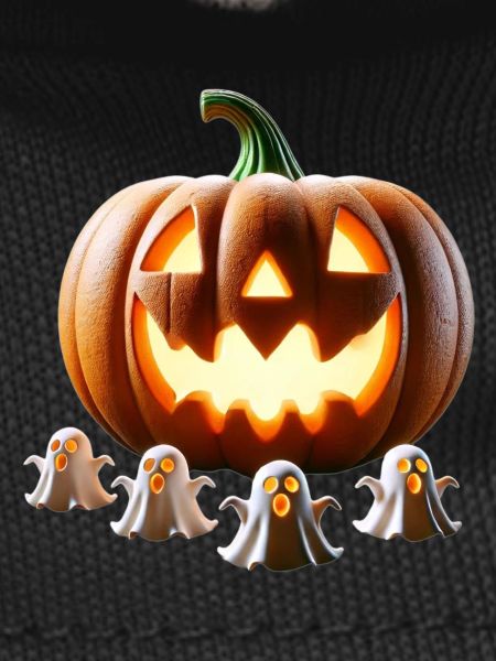 Halloween Pumpkin Ghosts