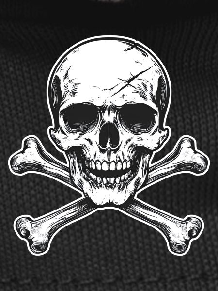 Skull and bone cross