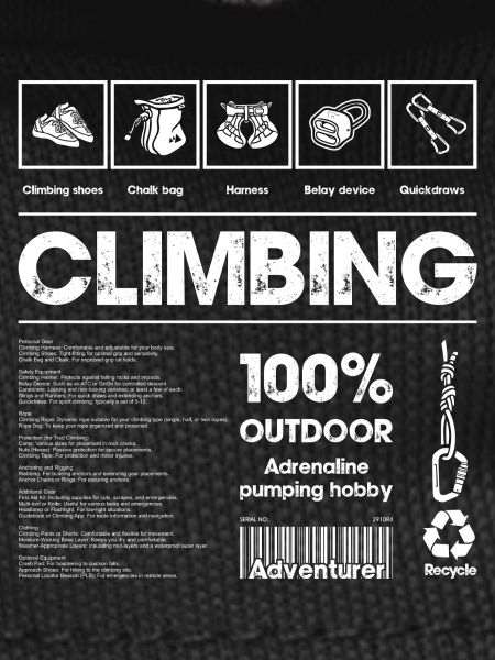 Climbing outdoor