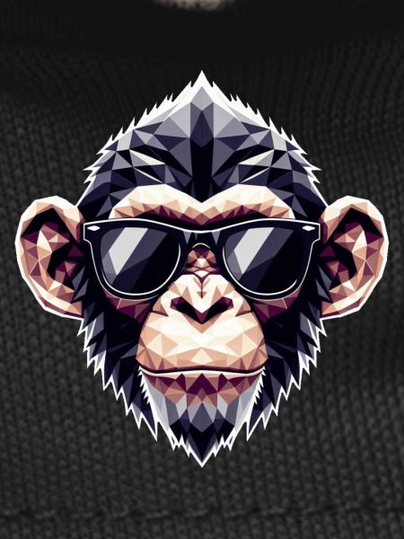 Monkey Glasses Polygon