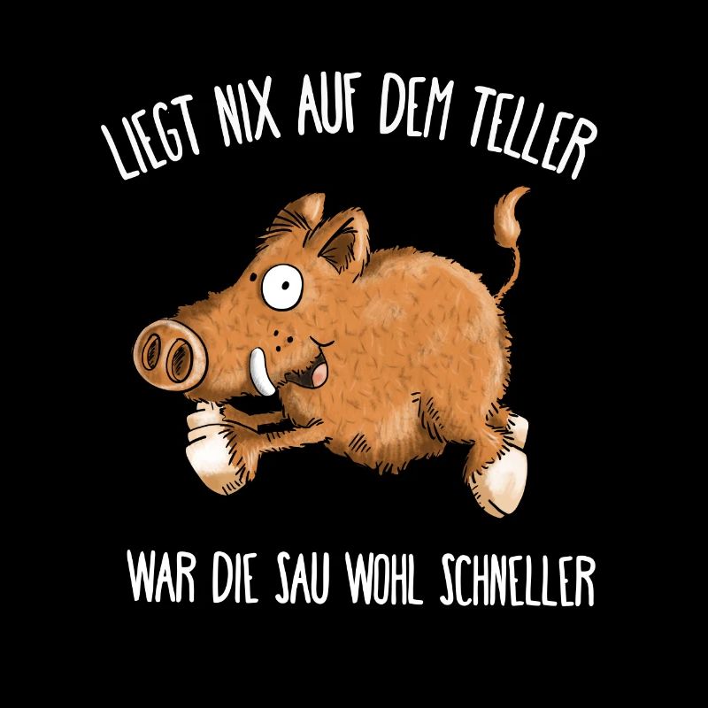 Wildschein Liegt nix auf dem Teller Jagd