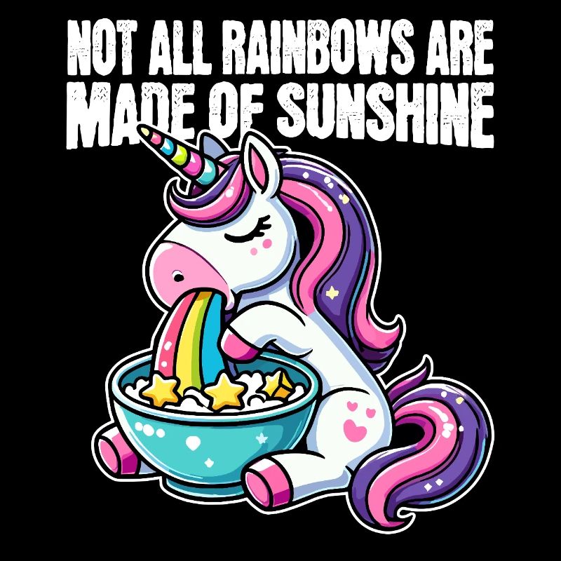 Licorne drôle – Pas tous les arcs-en-ciel