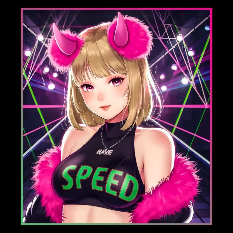 Fille rave