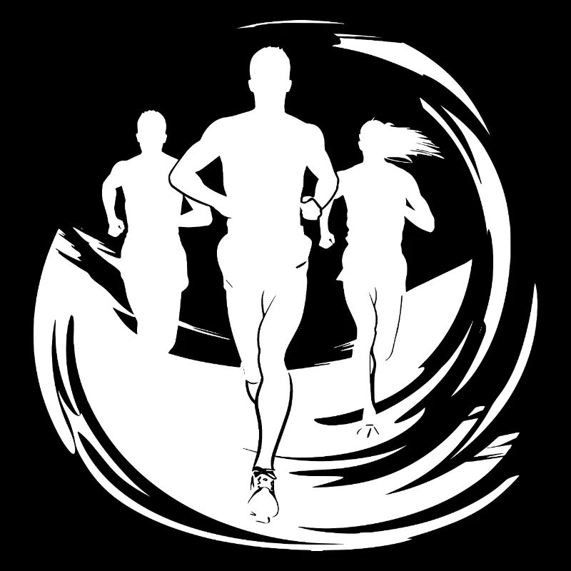Dessin du coureur