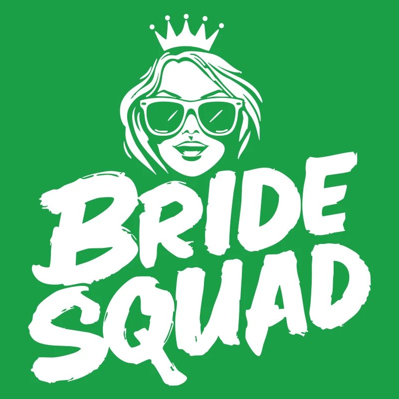 Conception de la mariée « Bride Squad »