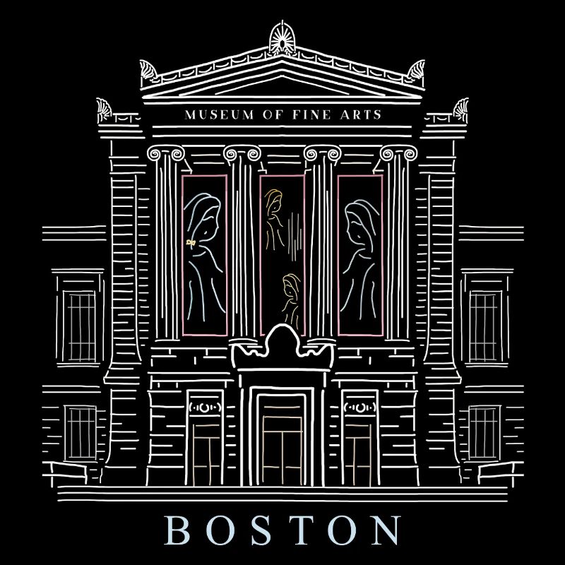 Boston, Musée d’art du dessin à la main, États-Unis