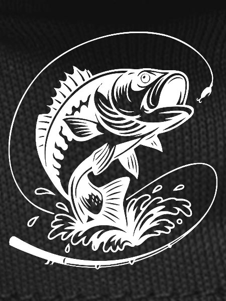 Dynamic Bass Fish Illustration