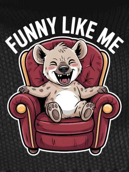 Cute Hyena Comic Character