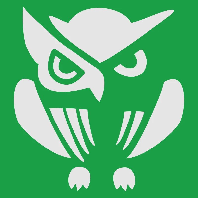 Fabuleuse illustration de hibou sur impression
