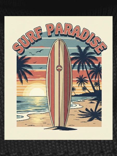 Surf Paradise Retro Design