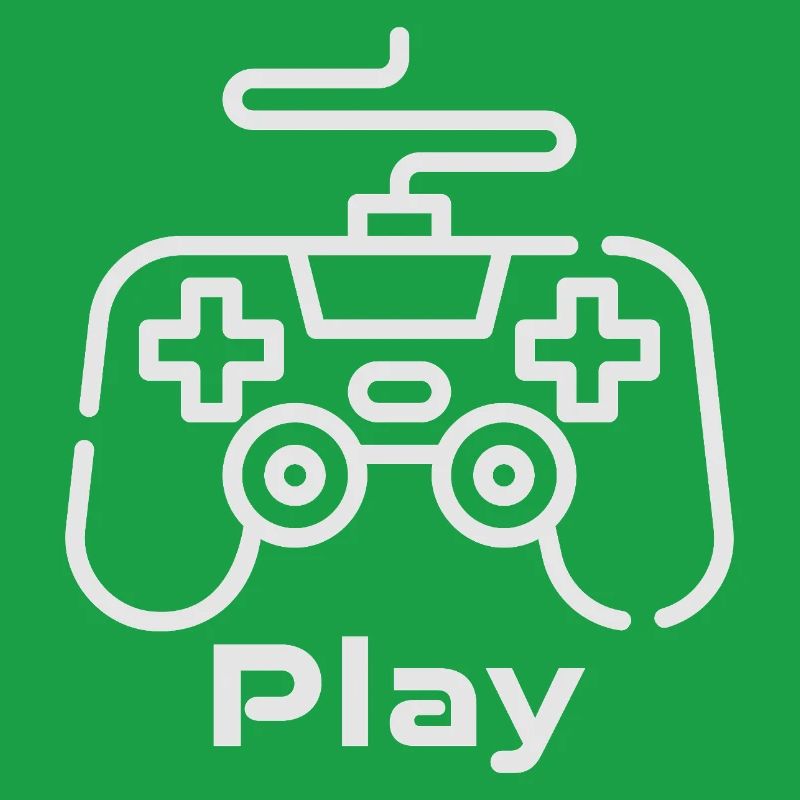 Retro Gaming Controller Illustration