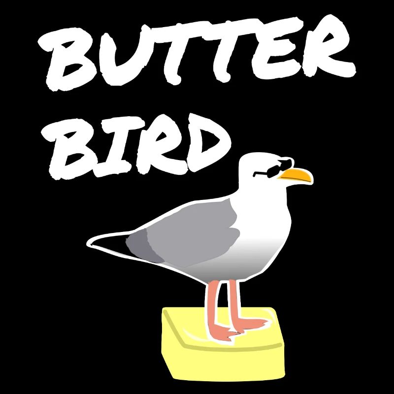 Butter Bird Seagulls Print