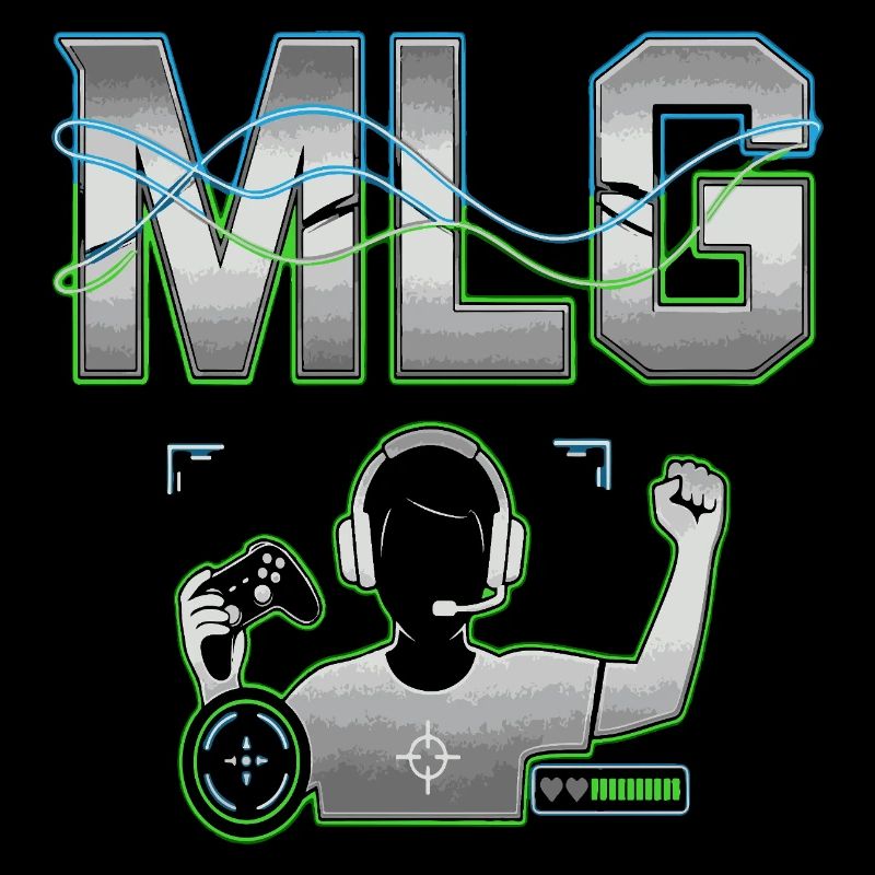 Gaming Console and Headset Major League Gaming